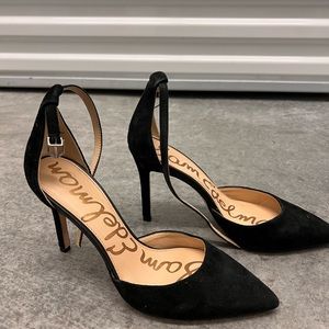 Sam Edelman wear to work (then to dinner) suede heels